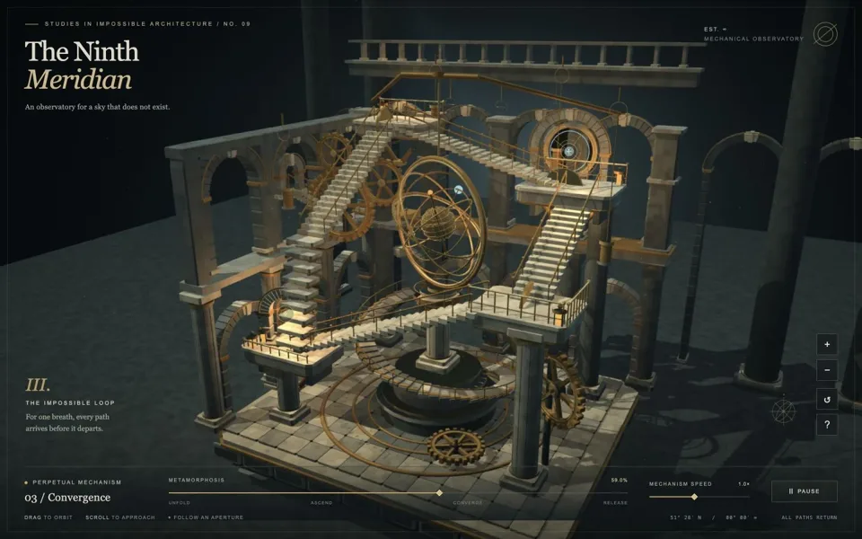 Still from Clockwork Observatory