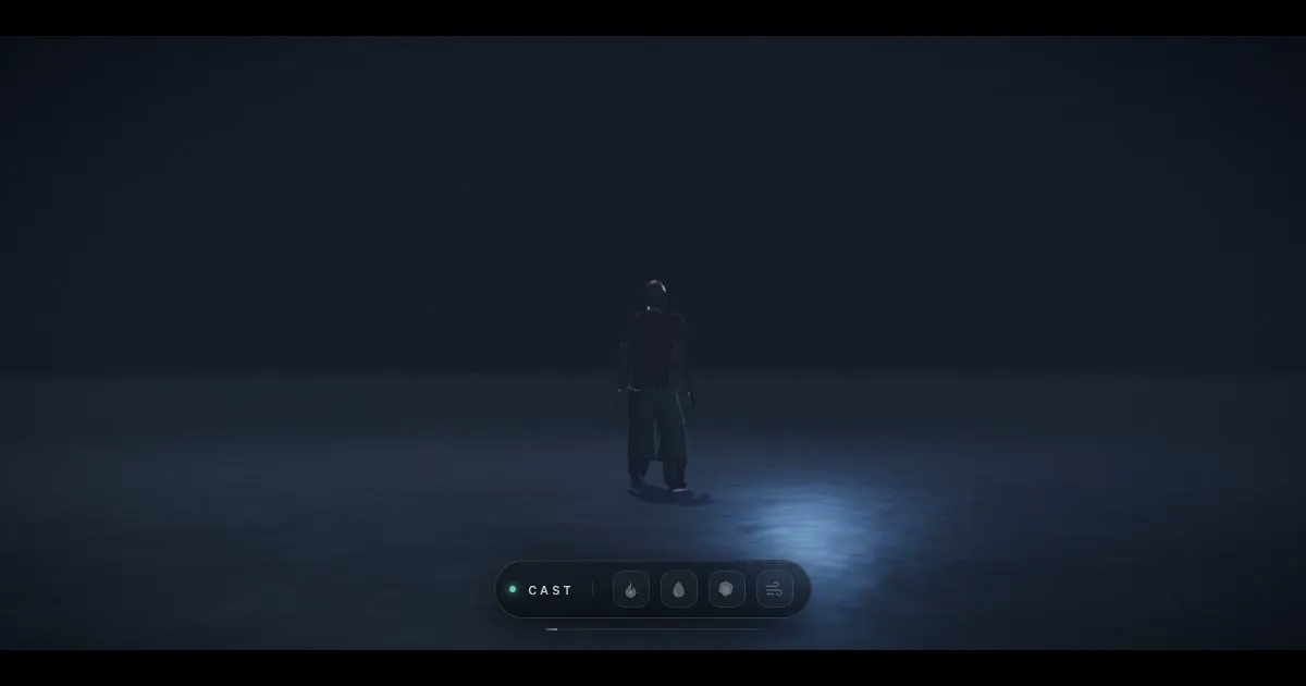 Still from Element Bender: 30-second cinematic elemental VFX animation