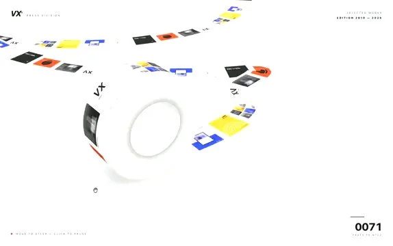 Still from Infinite paper machine