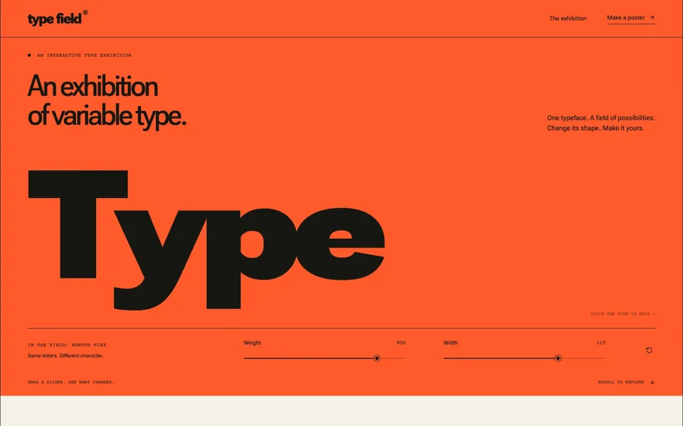 Still from Type Field