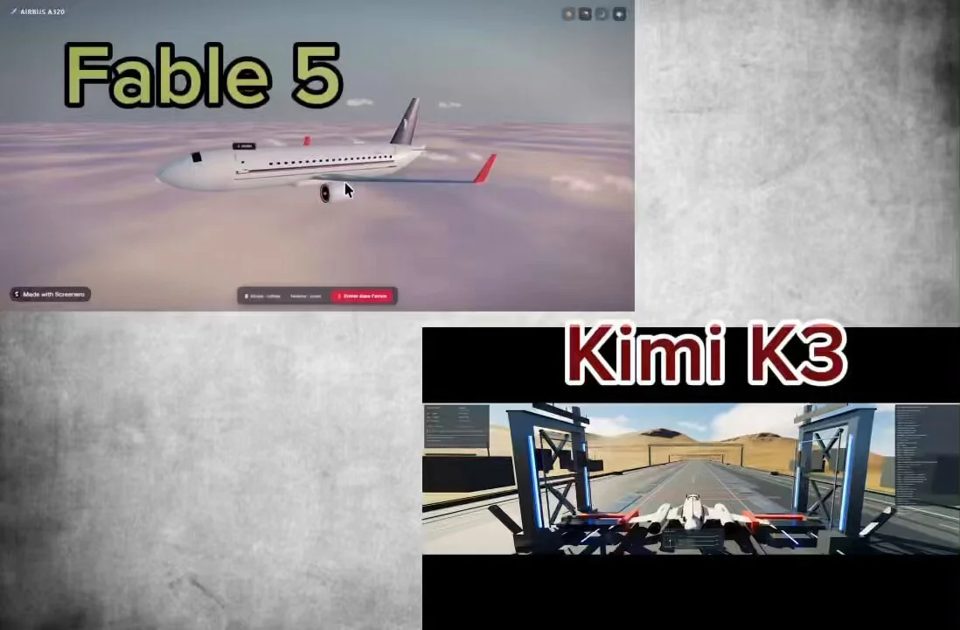 Still from Walk-through 3D airplane